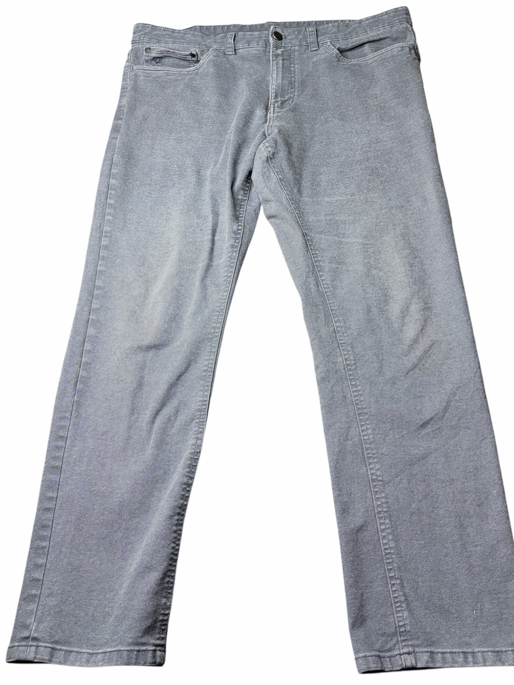 English Laundry Men's Straight Jeans Gray Denim Medium Wash Pockets 36x30